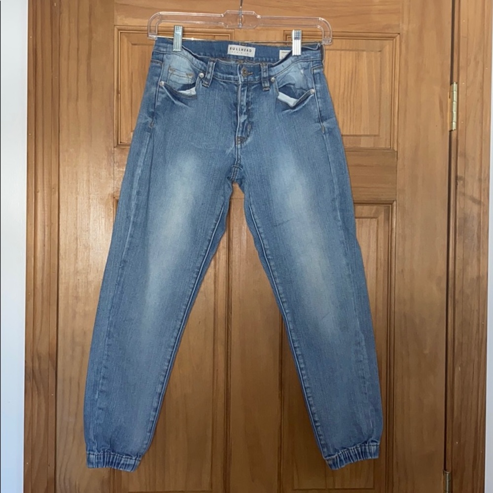 Low-Mid Rose Jean Joggers
